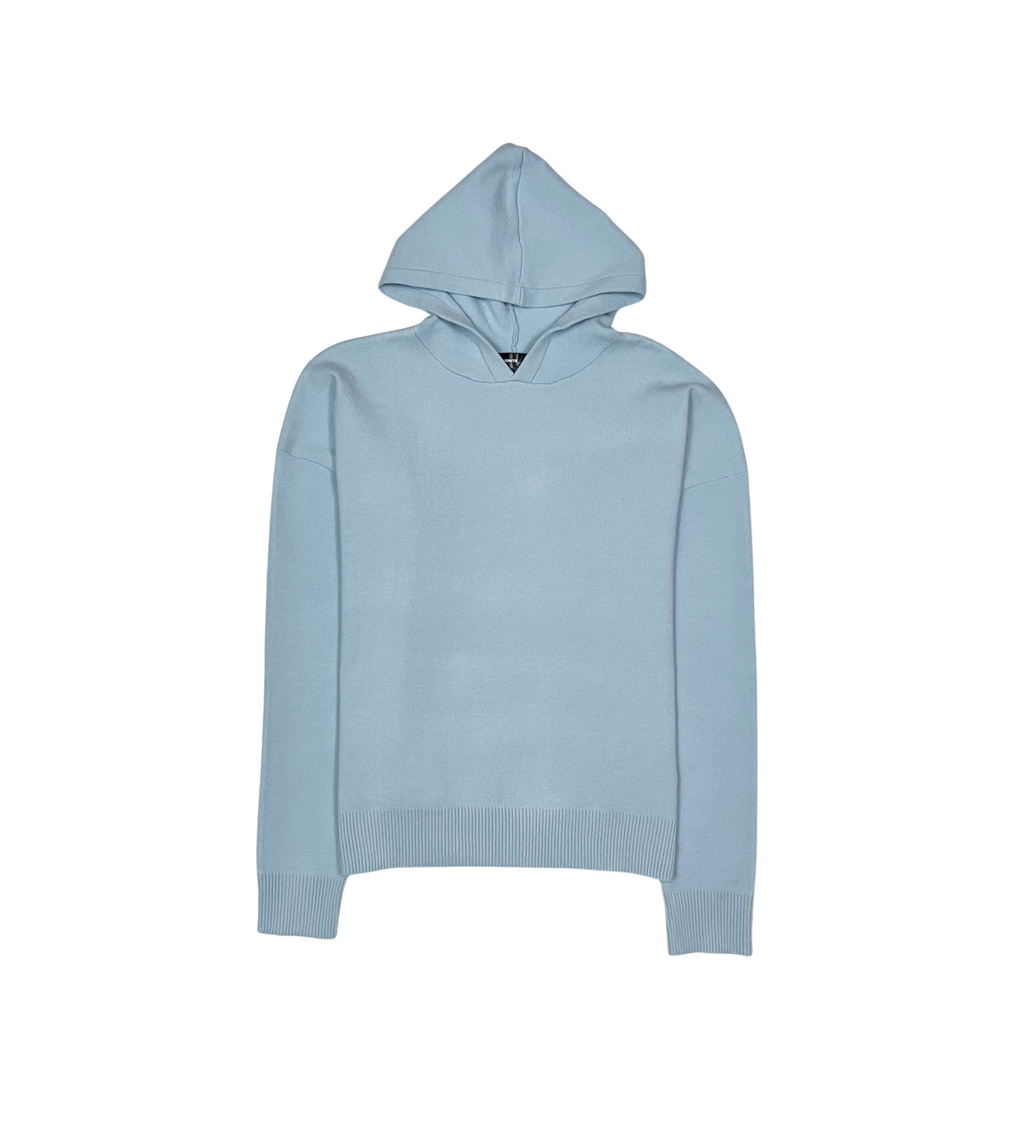 Viscos poly double knit sweater hoodie