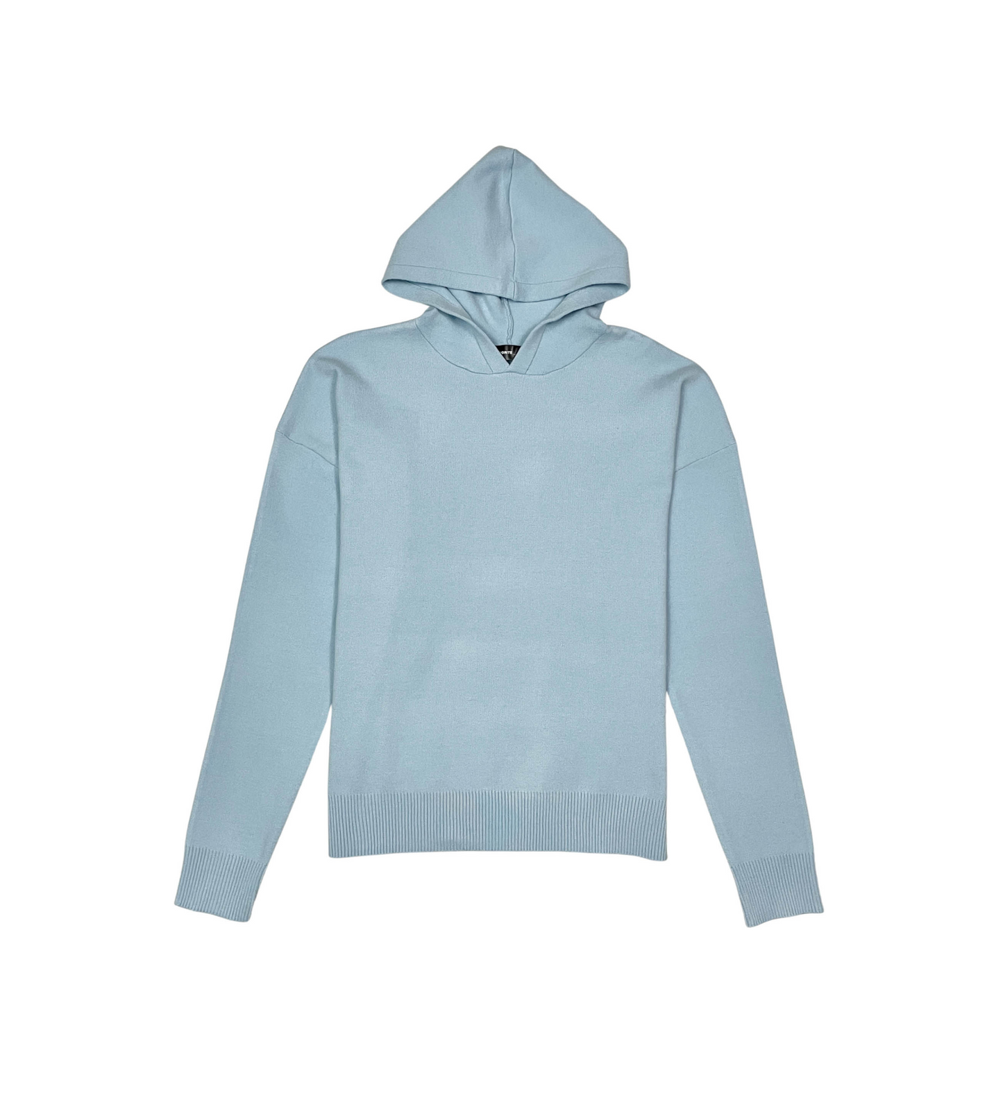 Viscos poly double knit sweater hoodie
