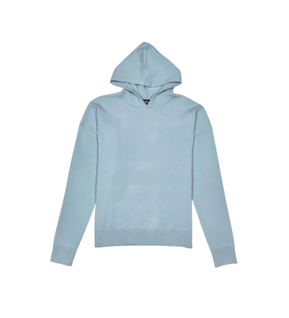 Viscos poly double knit sweater hoodie