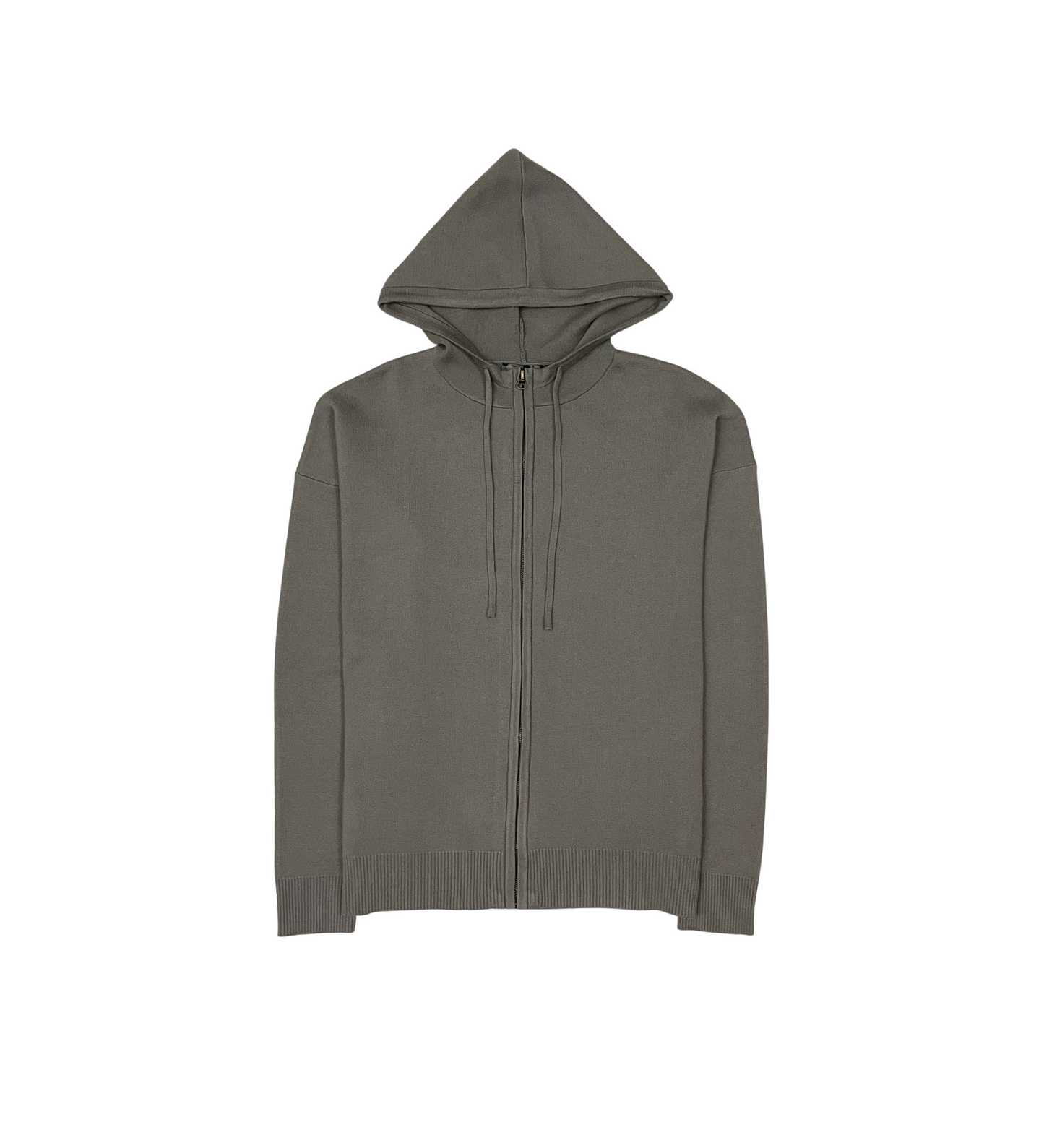 Viscos Poly Double Knit Zip Up Hoodie