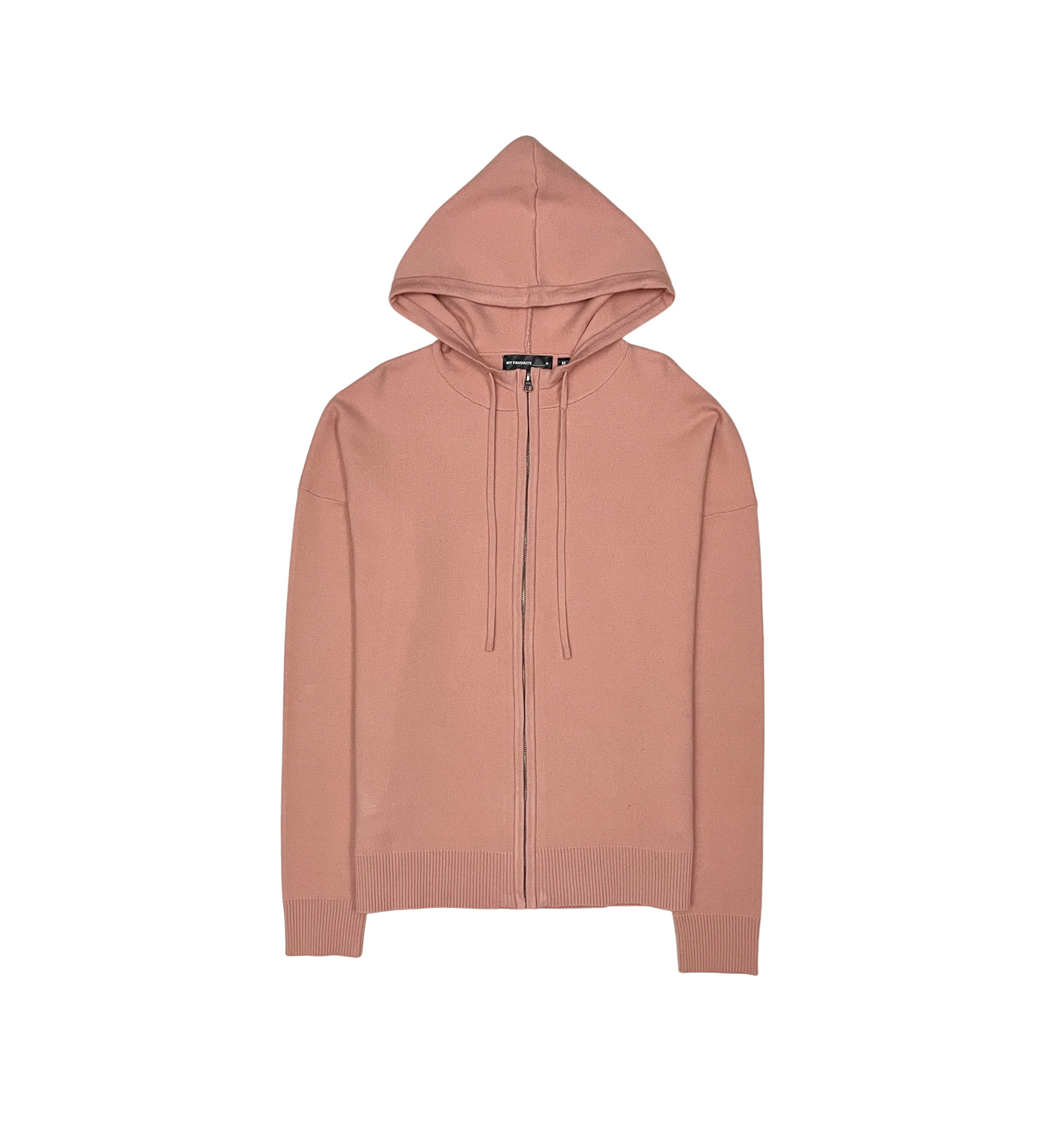 Viscos Poly Double Knit Zip Up Hoodie