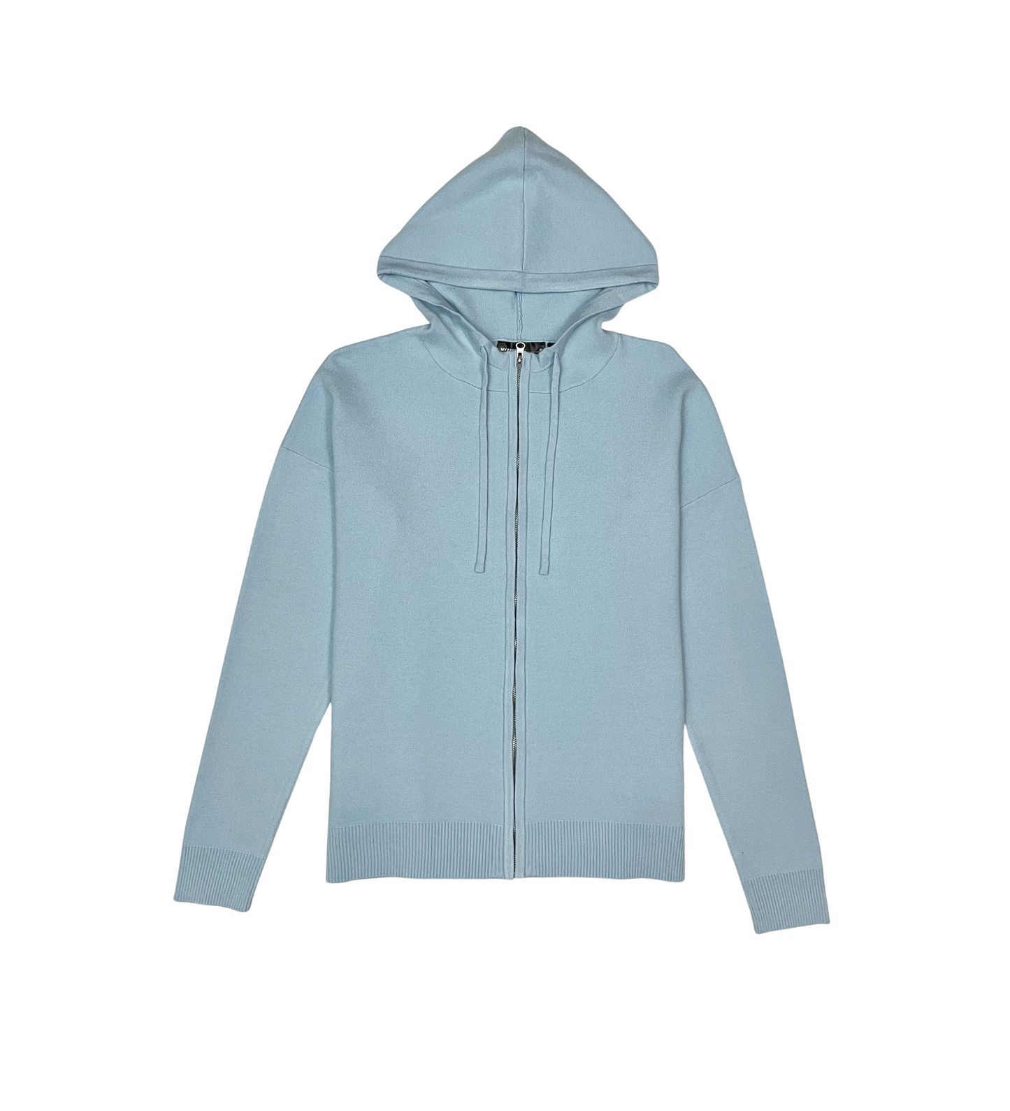 Viscos Poly Double Knit Zip Up Hoodie