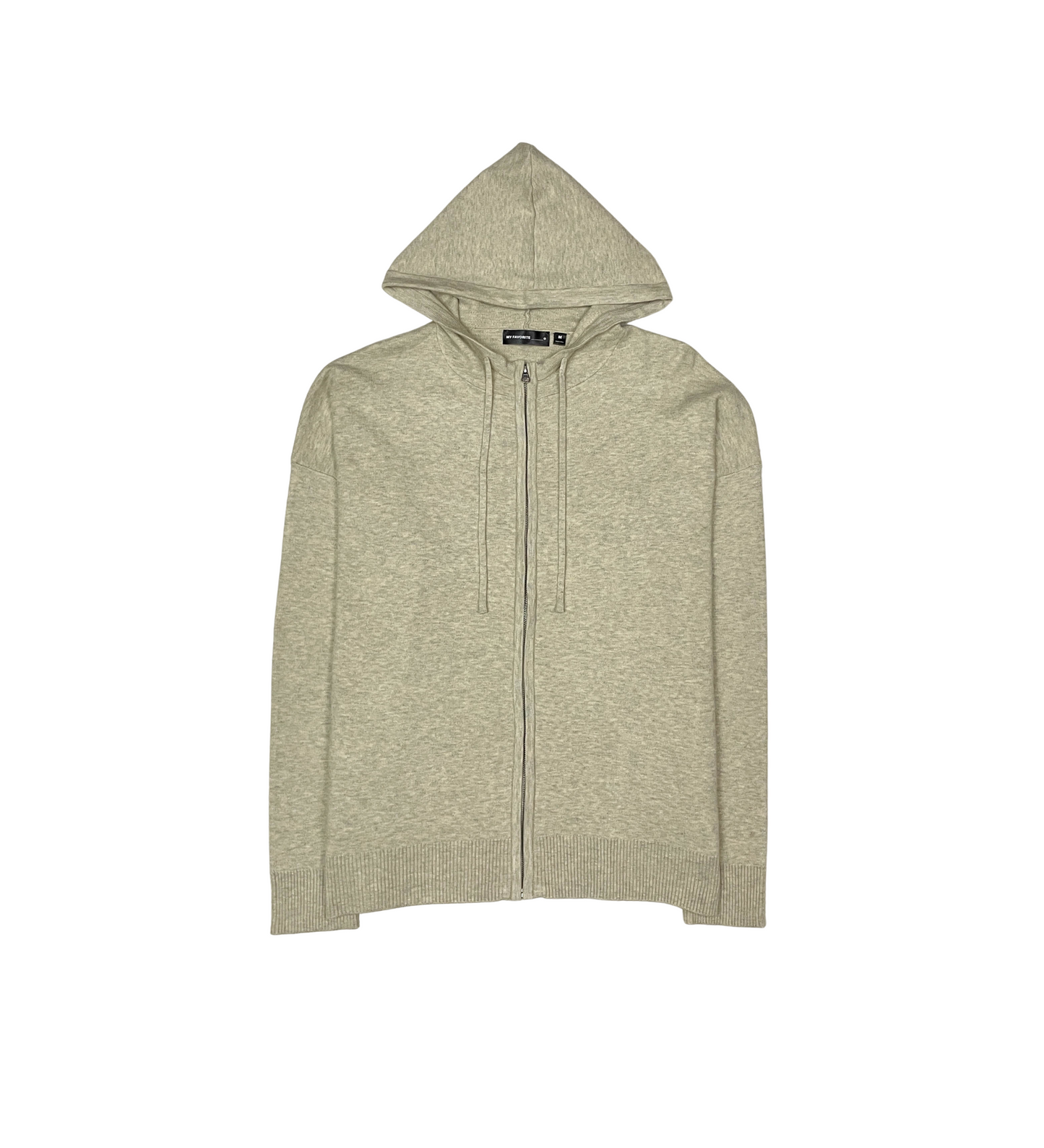 Viscos Poly Double Knit Zip Up Hoodie