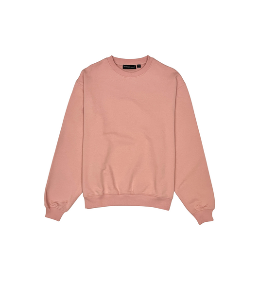 French terry crewneck sweater