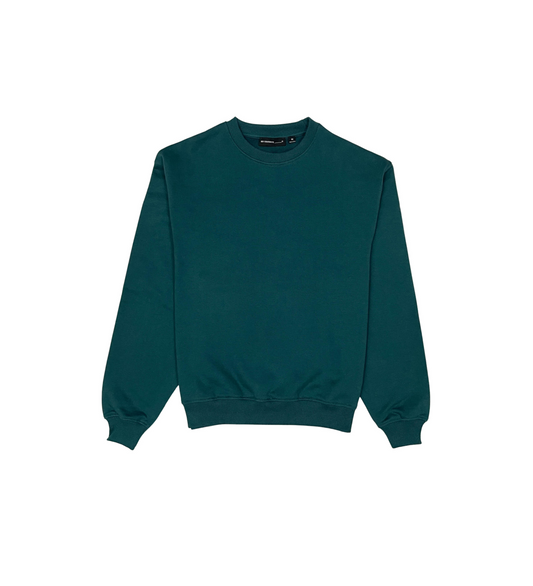 French terry crewneck sweater